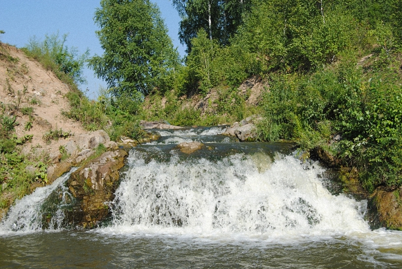 водопад. тагашедский пруд